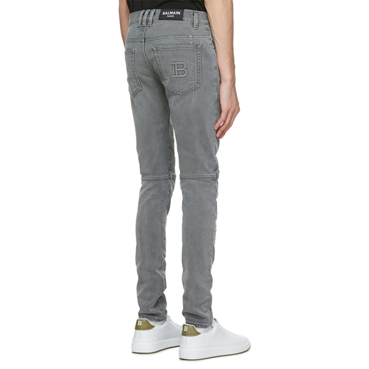 Black Monogram Slim Jeans, $1425 USD