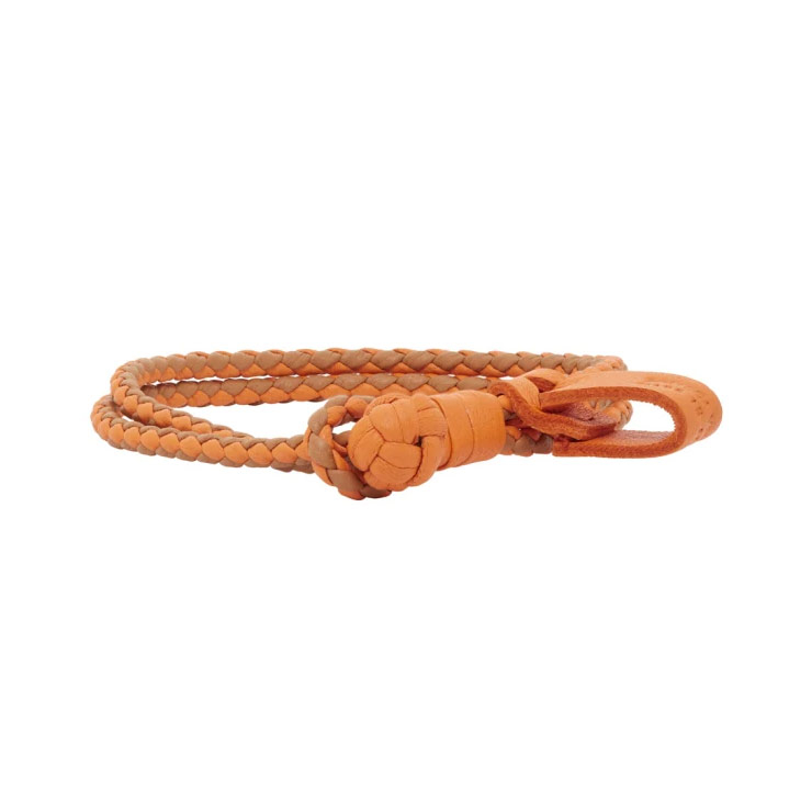 Orange Intrecciato Bracelet, $220 USD