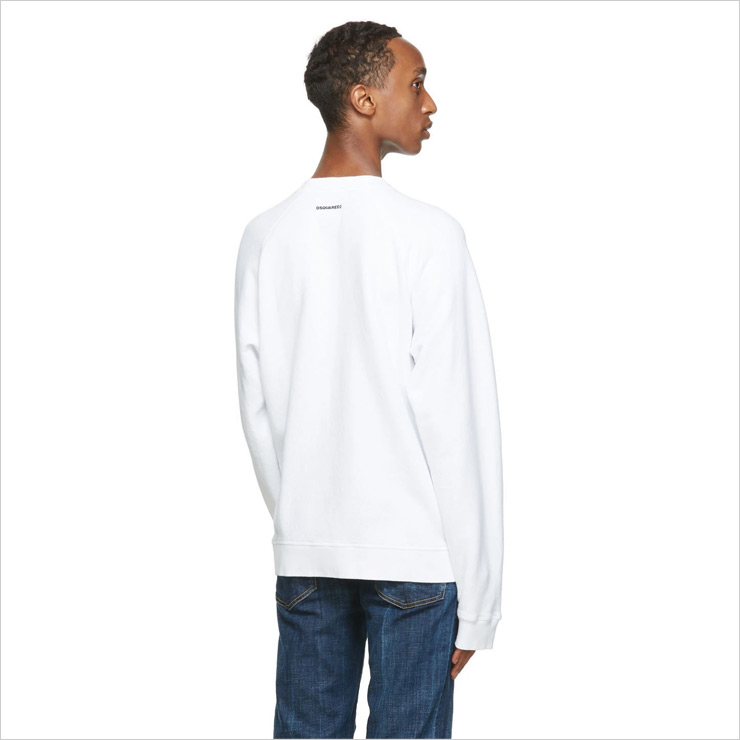 White 'Canada' Sweatshirt, $525 USD