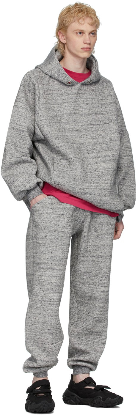 Grey Kurta Jogger Lounge Pants, $367 USD