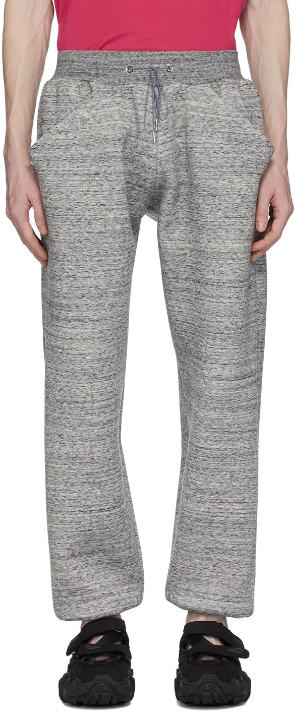 Grey Kurta Jogger Lounge Pants, $367 USD