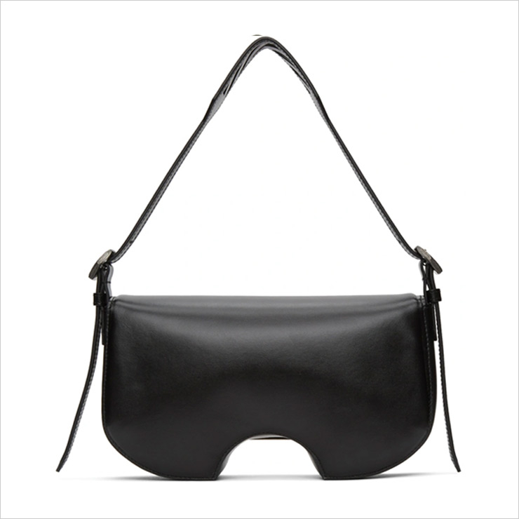 Black Swiss Flap Bag, $1,610 USD