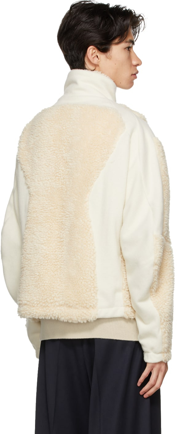 Off-White Hemp Fleece Jacket, $687 USD