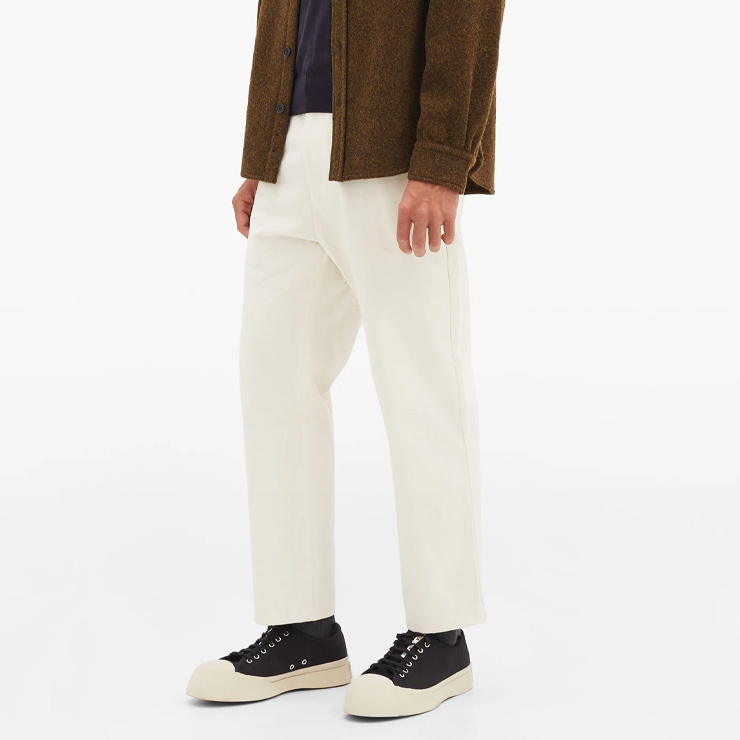 Bill cotton-twill tapered-leg trousers, $226 USD