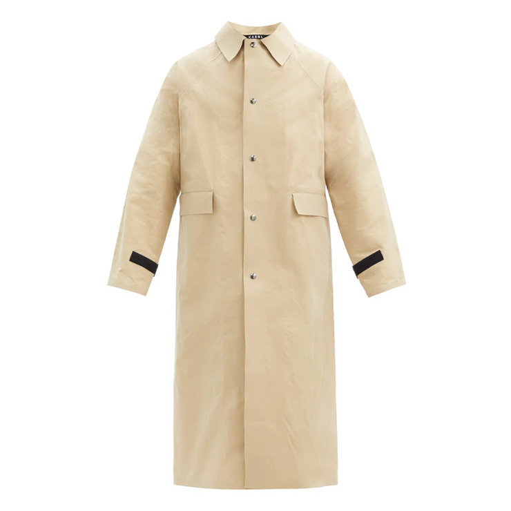 Original wax-coated cotton-canvas coat, $803 USD