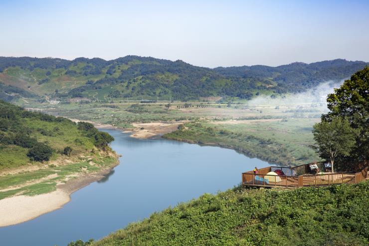북한에서부터 흘러 내린 물줄기, 연강나룻길 (c) 조혜원