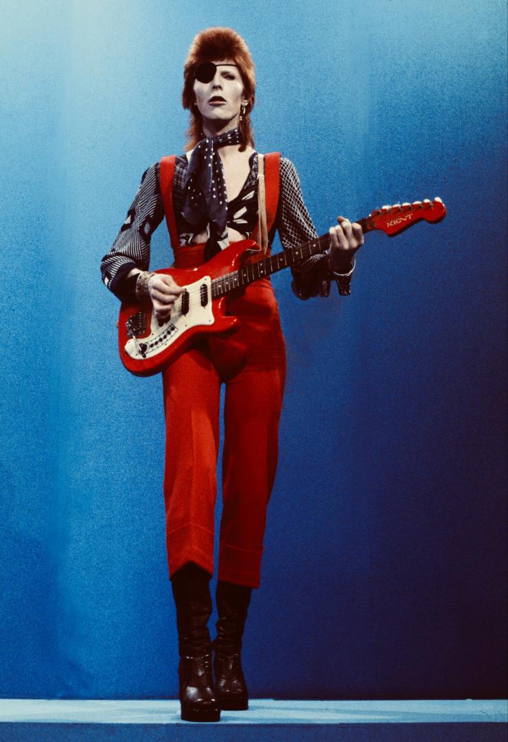 David Bowie in Hilversum, Holland in 1974Hilversum, Netherlands/Getty Images
