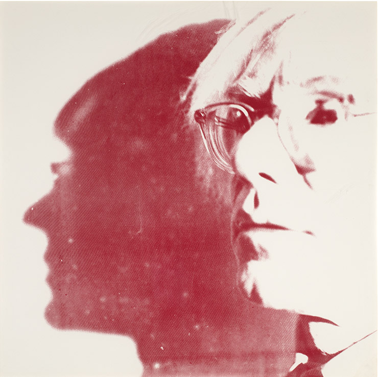 〈The Shadow〉, 1981. © The Andy Warhol Foundation for Visual Arts, Inc. / Licensed by Adagp, Paris 2021. Courtesy of Fondation Louis Vuitton. Photo credits: © Primae / Louis Bourjac.