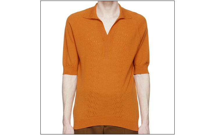 커먼스웨덴 & 오렌지 레미 폴로 셔츠, $370 USD