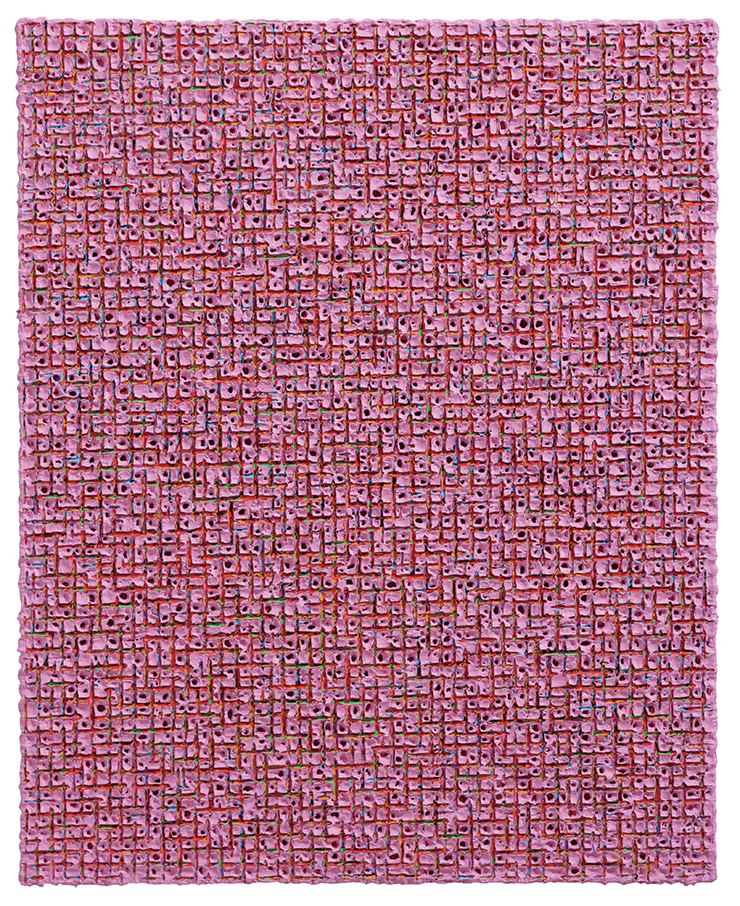 김태호, 〈Internal Rhythm〉, 2010-70, Acrylic on canvas, 100.6x81.2cm.