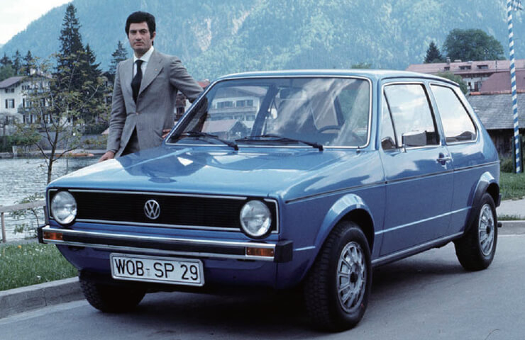  폭스바겐 골프 1세대는 1970년대 초 이탈디자인의 엄청난 성공작이었다. 