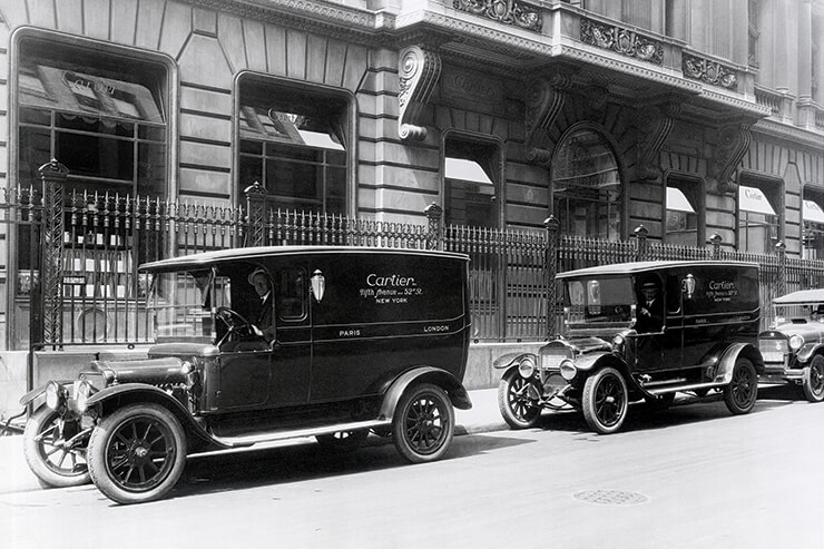1920년대 뉴욕 까르띠에 맨션의 모습.