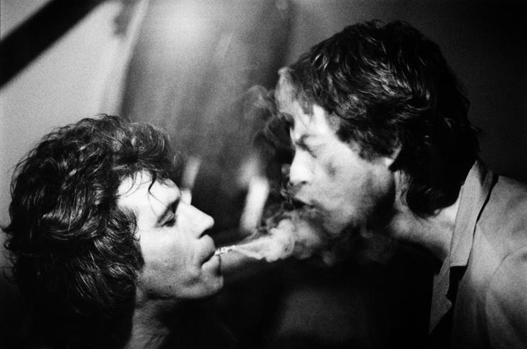 "Mick Jagger and Keith Richards, New York City, 1981" by Arthur Elgort (from FAHEY / KLEIN)