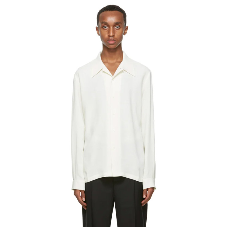 Off-White Wool Rampoua Shirt, $185 USD.