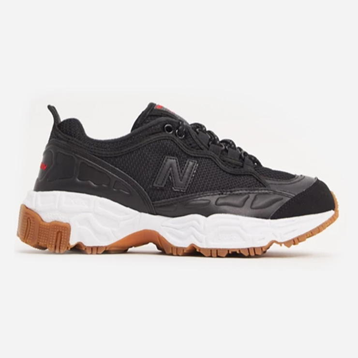 New Balance 801 chunky trail trainers in black, $126.33 USD
