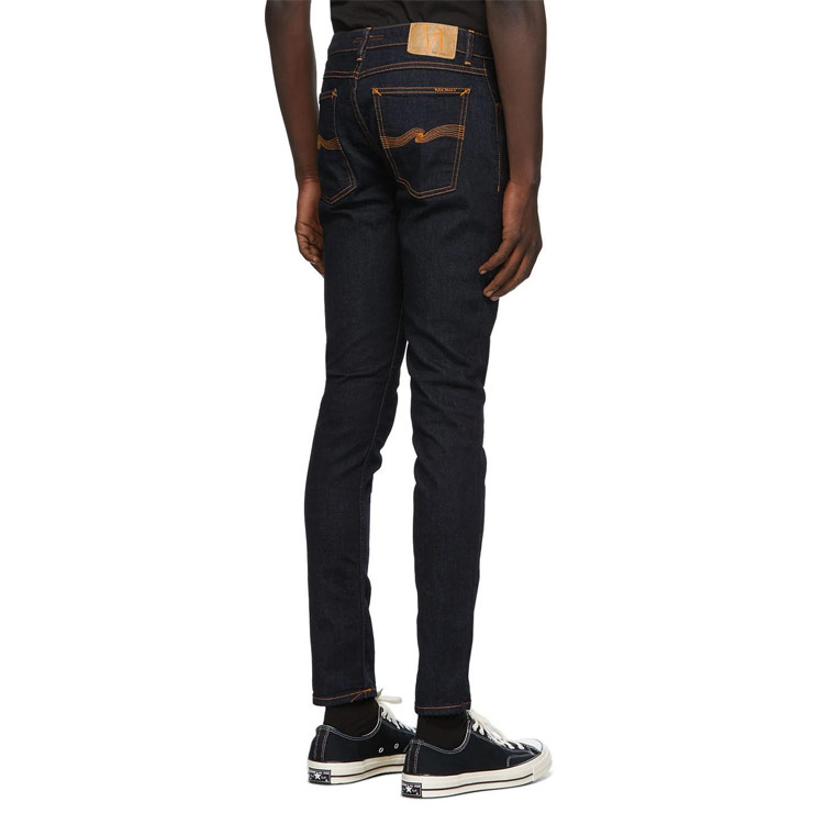 Indigo Dry Skinny Lin Jeans, $200 USD
