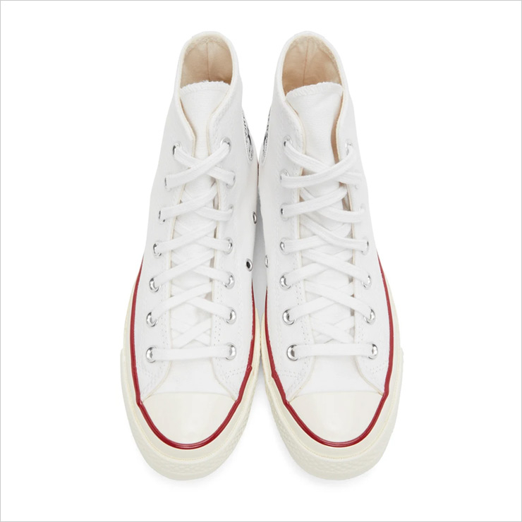 White Chuck 70 High Sneakers, $95 USD