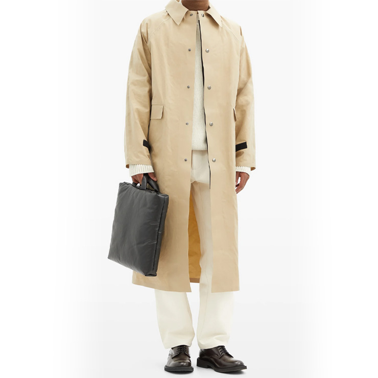 Original wax-coated cotton-canvas coat, $803 USD