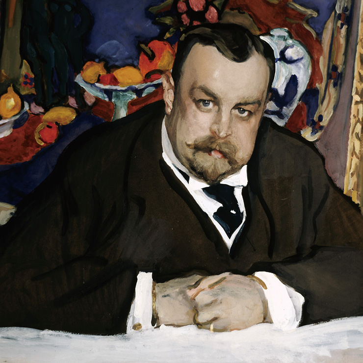 발렌틴 세르노프 ‘이반 아브라모비치 모로조프의 초상’, 1910.