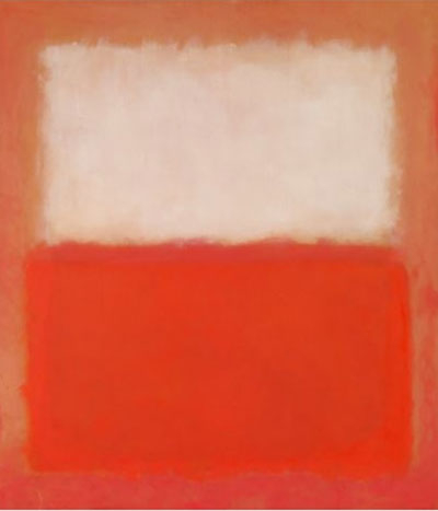 500억 이상 가치의 마크 로스코 '붉은색위에 흰색'(1956)