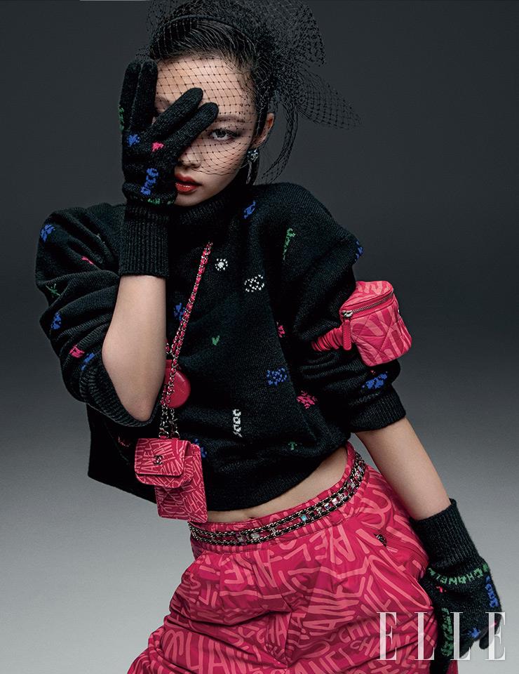 이번 시즌 샤넬 ‘코코 네쥬’ 컬렉션 캠페인 모델로 발탁된 블랙핑크 제니. 