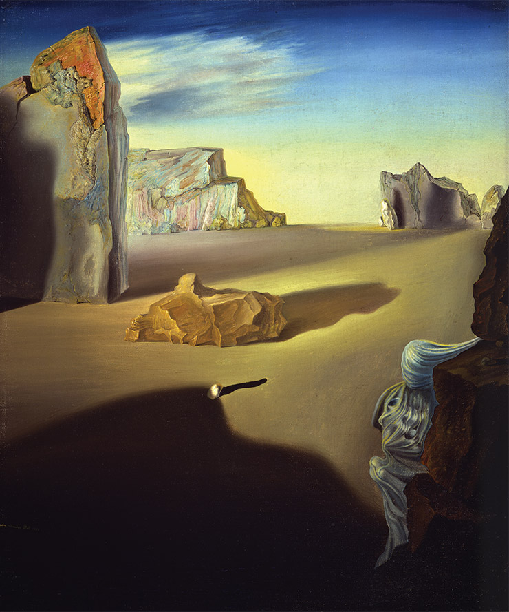 ‘지는 밤의 그림자 Shades of Night Descending’(1931). ⓒ Salvador Dalí, Fundació Gala-Salvador Dalí, SACK, 2021 