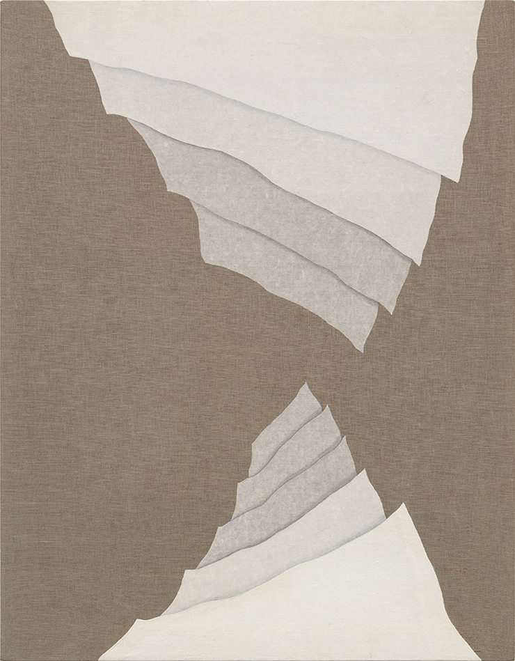 〈무제(Untitled)〉, c.2000s, Korean paper on canvas, 117x91cm.