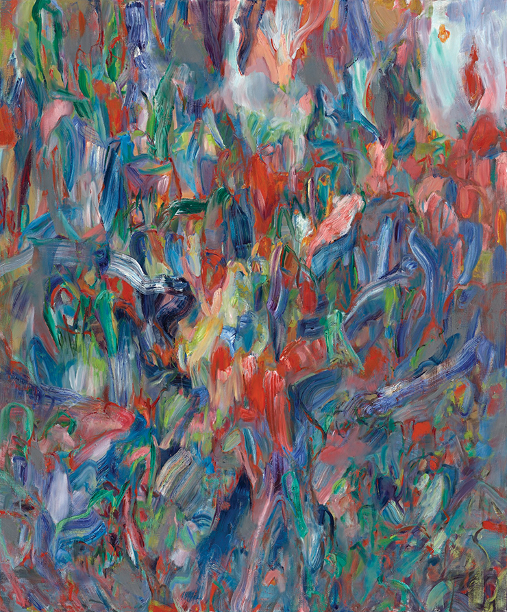 〈Winter〉, 2021, Oil on canvas, 180x150cm.