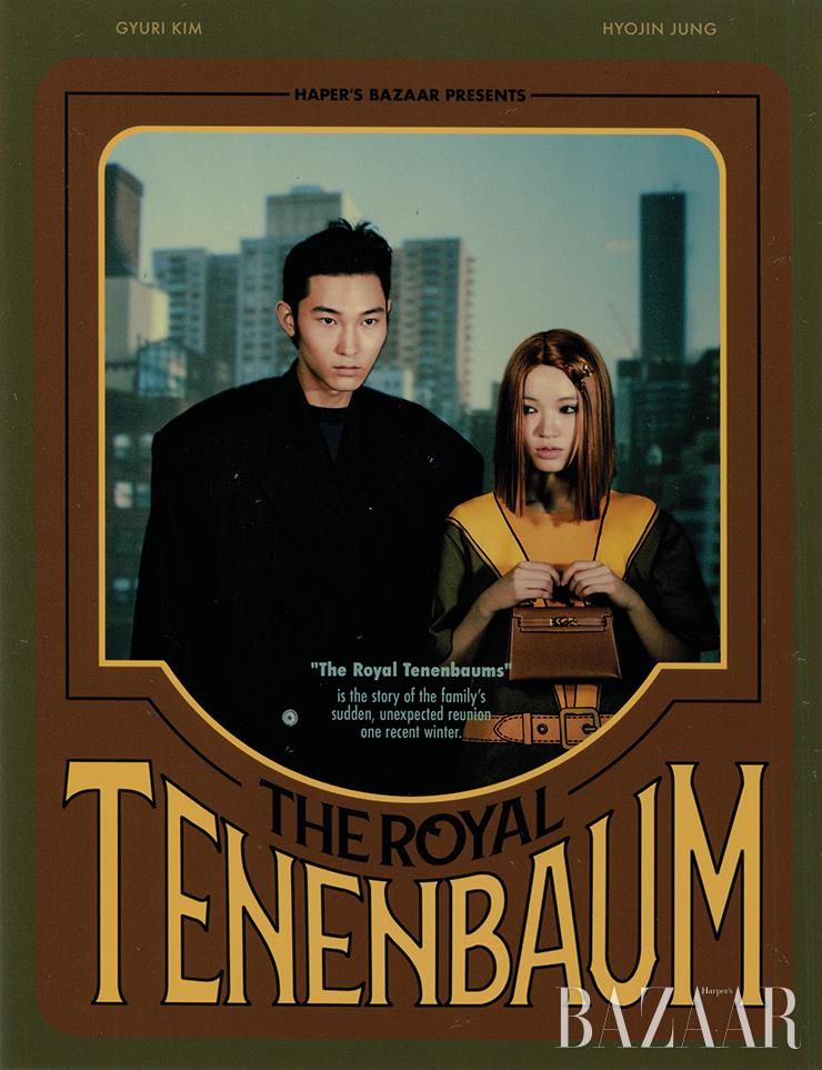 The Royal Tenenbaum | 2001 (왼쪽부터) 오버사이즈 재킷은 3백86만원, 티셔츠는 Balenciaga. 원피스는 52만원 Coach 1941. 미니 켈리 백은 Herm`es.
