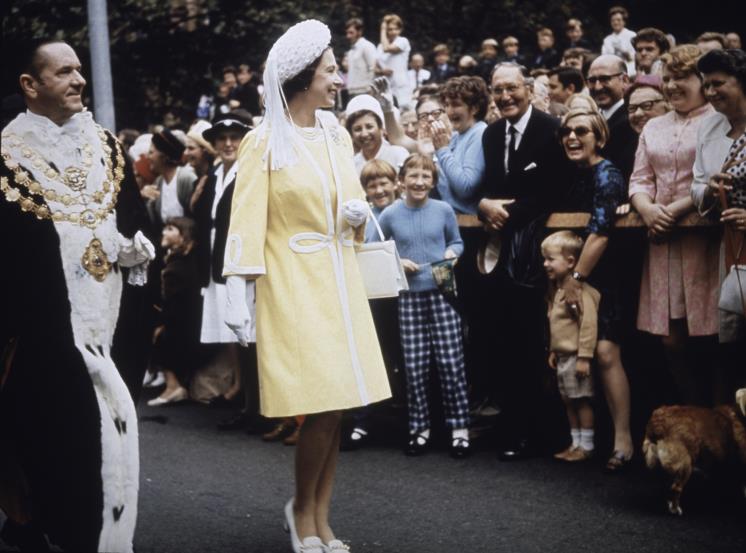 1970년 호주를 방문한 엘리자베스 여왕 @GettyImages