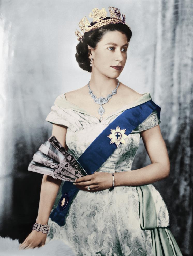 70년 전 왕위에 오른 영국 엘리자베스 2세 여왕 @GettyImages