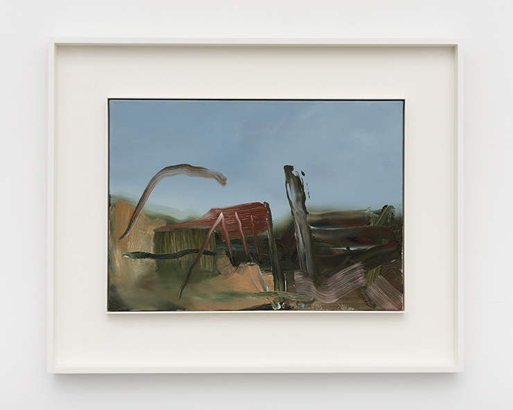 Gerhard Richter, 〈Abstraktes Bild(551-6)〉, 1984, Öl auf Leinwand, 50x70cm, rückseitig nummeriert, signiert und datiert: 551-6, Courtesy of Efremidis Gallery