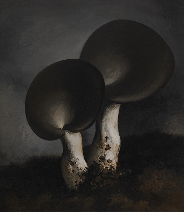 Yan Bing, 〈Mushroom No.30〉, 2020, Oil on canvas, 150x130cm.