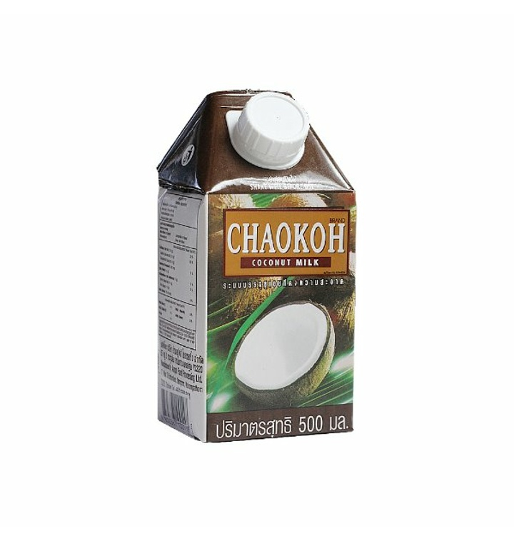 차오코 코코넛 밀크 - 수많은 코코넛 밀크 중 가장 성분이 착한 제품. 캔 대신 테트라 팩에 들어있어 독소를 피할 수 있으며 보관도 간편하다. 코코넛 커리, 디저트류, 각종 베이킹에 활용하기 좋다. 